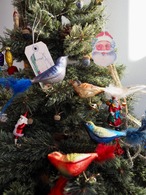 ~1990‘s AMERICA DEAD STOCK glass ornament