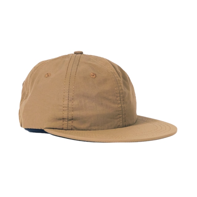 Lite Year Nylon Twill Weather Cloth 6 Panel Cap Khaki