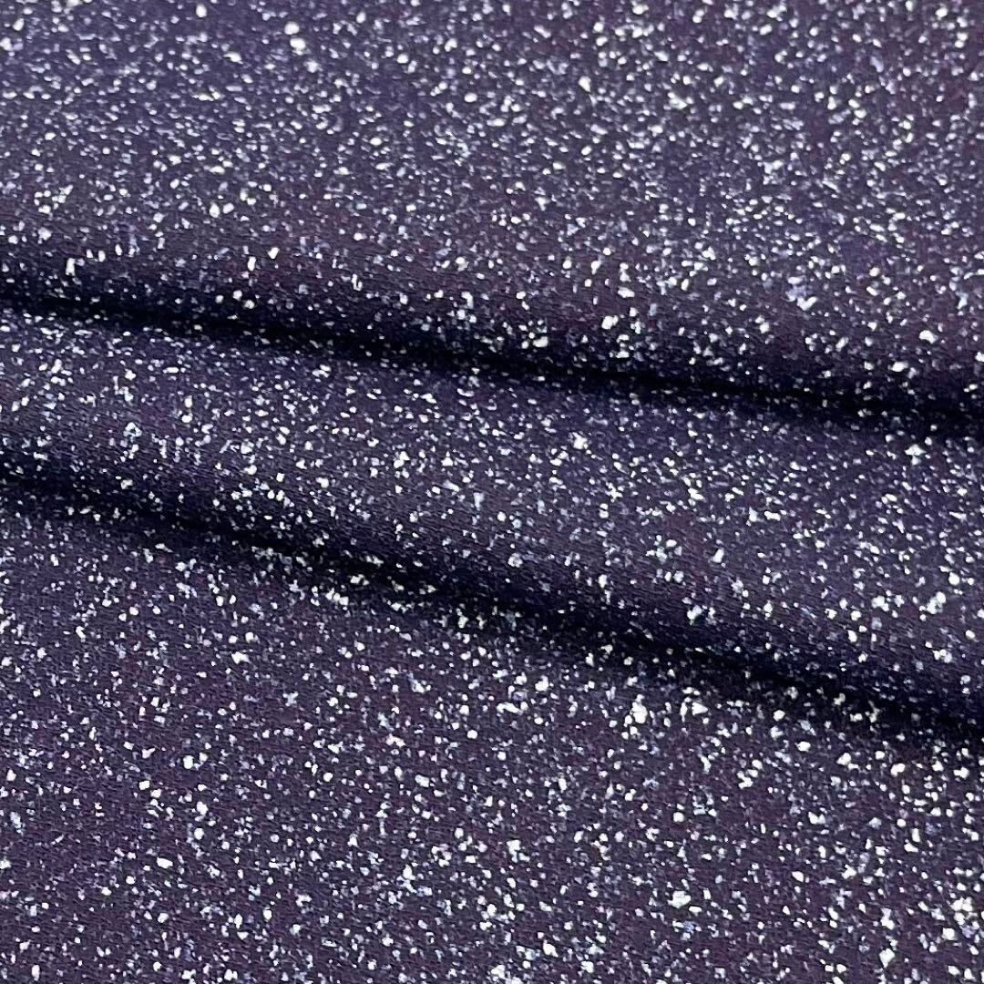 小紋 灰汁発酵建天然藍染 雰囲気の良い叩き染 保証書付 しつけ糸 K  