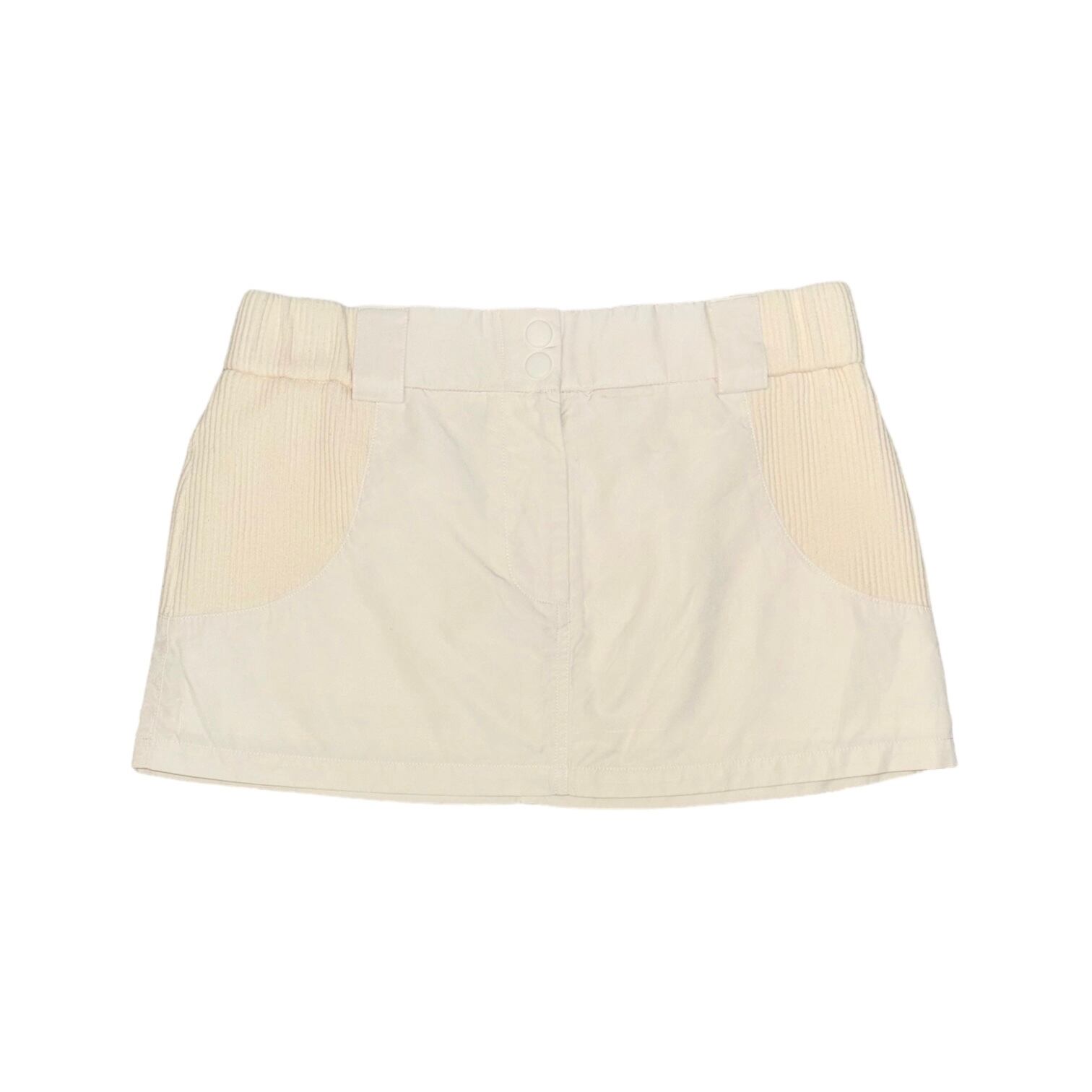 CLANE LOW WAIST みと MINISKIRT IVORY