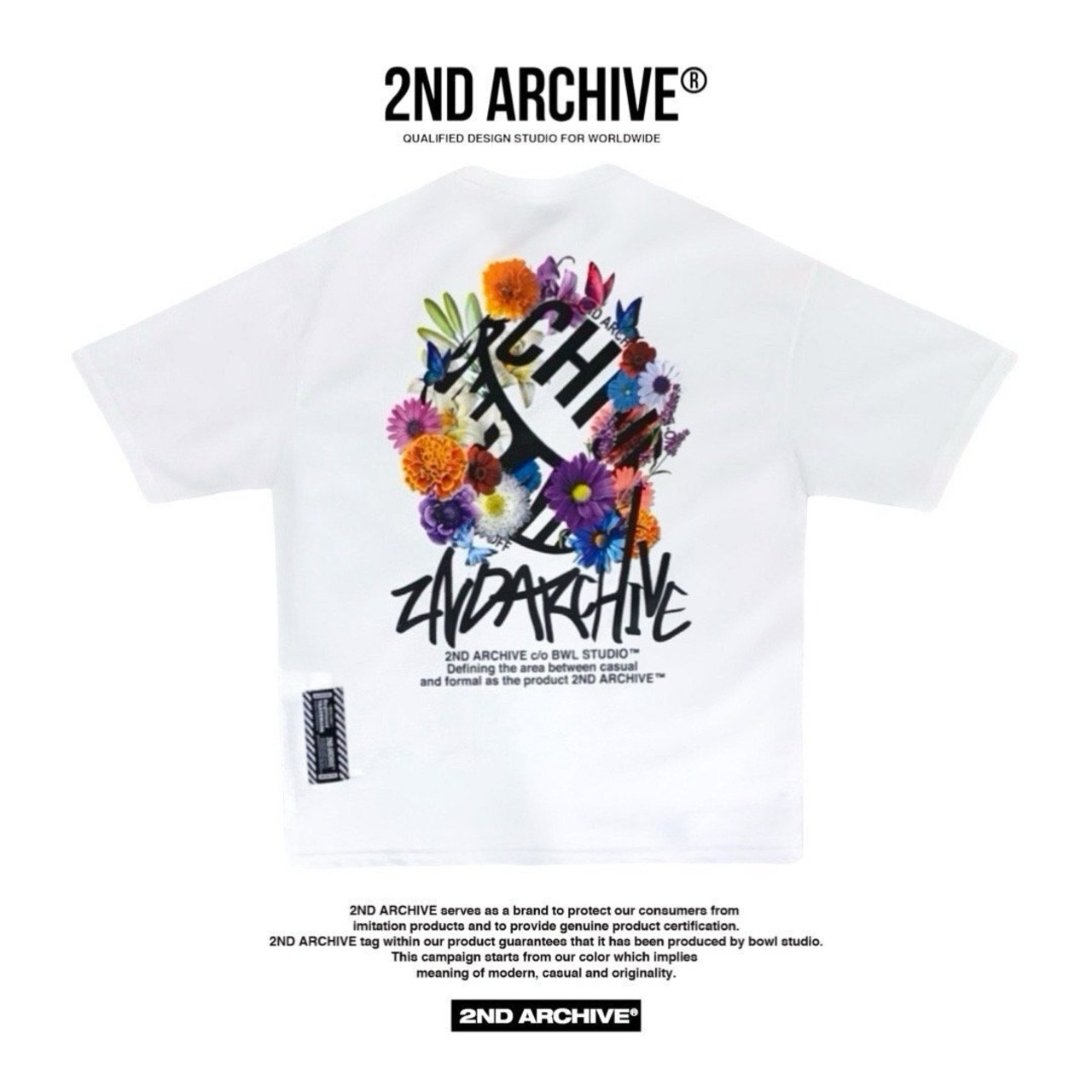 2ND012 2NDARCHIVE Tシャツ 韓国ファッション オーバーサイズ ユニセックス