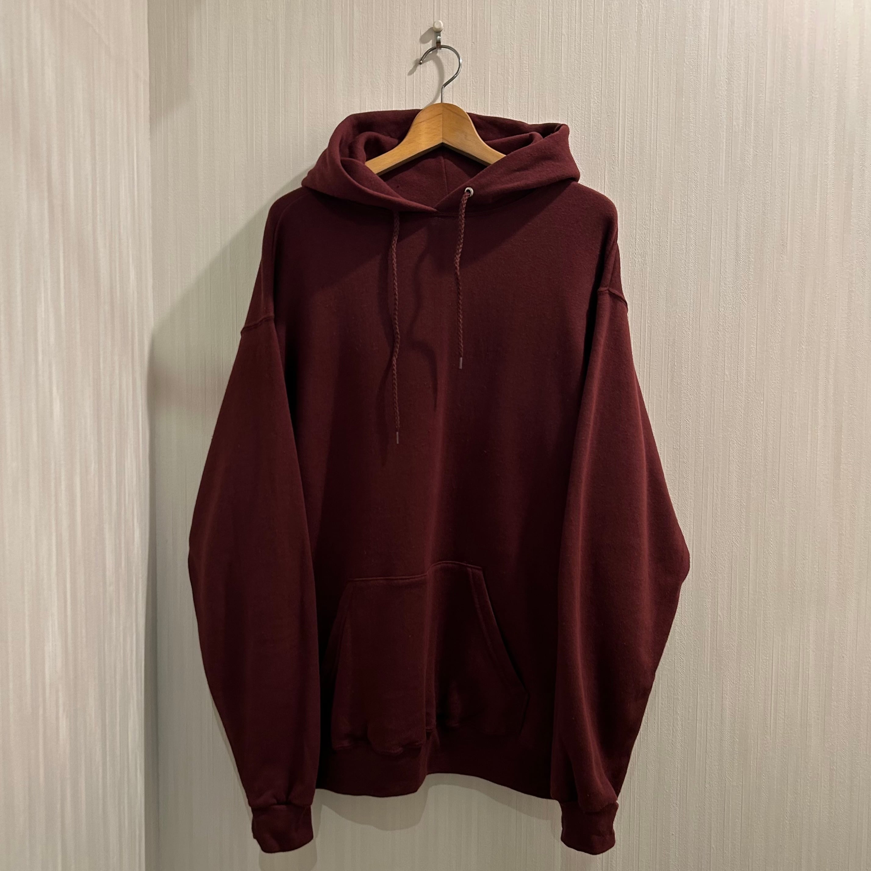 Dead Stock!! 1990s Cotton Exchange P/O Hoodie "Burgundy"【DST】