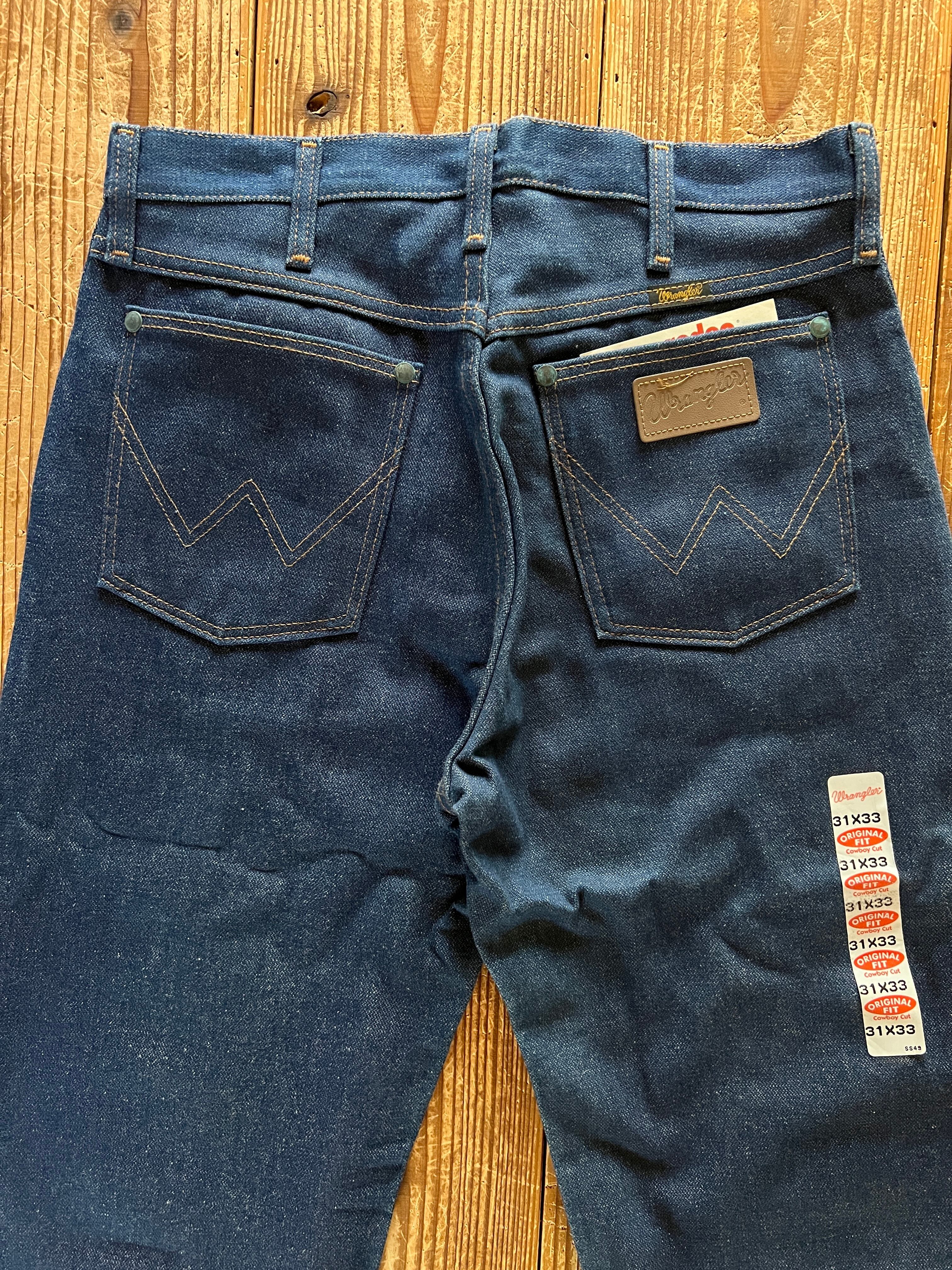 80's〜 Wrangler 13MWZ デニムパンツ DEADSTOCK 表記(31×33) USA製