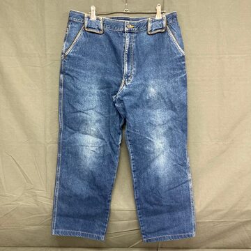 Seam John ハイウエスト ストレートデニム 刺繍 ストーリト Y2K | Pay ID 