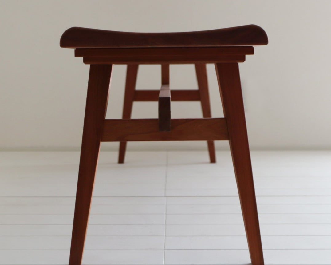 ベンチチェア ダイニングベンチ ベンチ ブラックチェリー bench01-bc