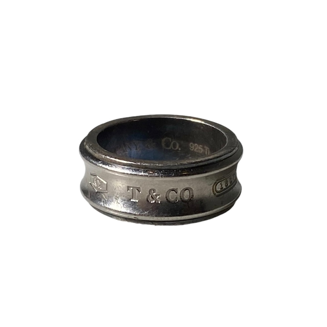 TIFFANY silver × titan ring “1837” | NOIR ONLINE