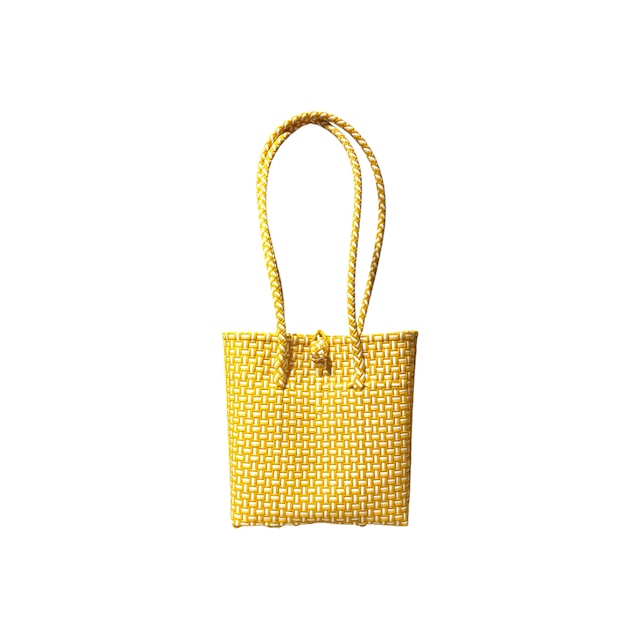 BASIC TOTE BAG - YELLOW  / LONG HANDLE / M