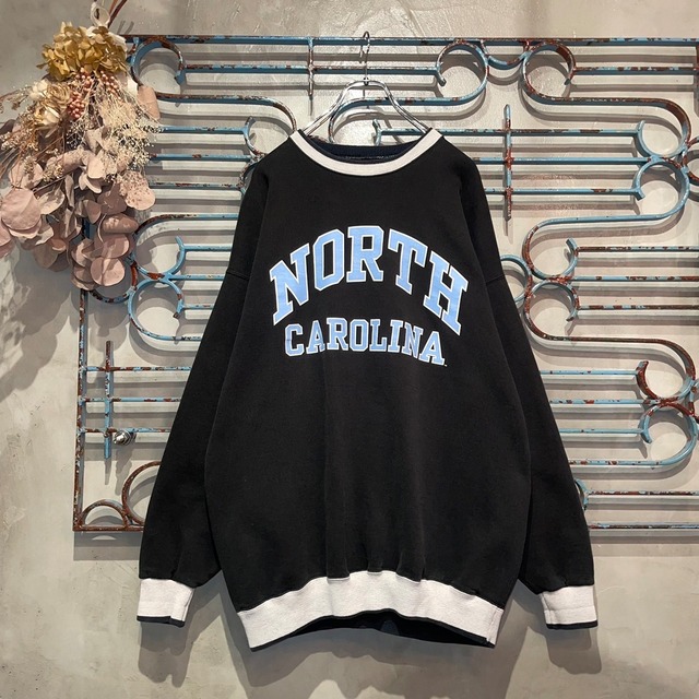 90’s~ North Carolina Heavy Cotton Layered Sweat / レイヤードスウェット トレーナー used 古着 古着屋 ビンテージ vintage