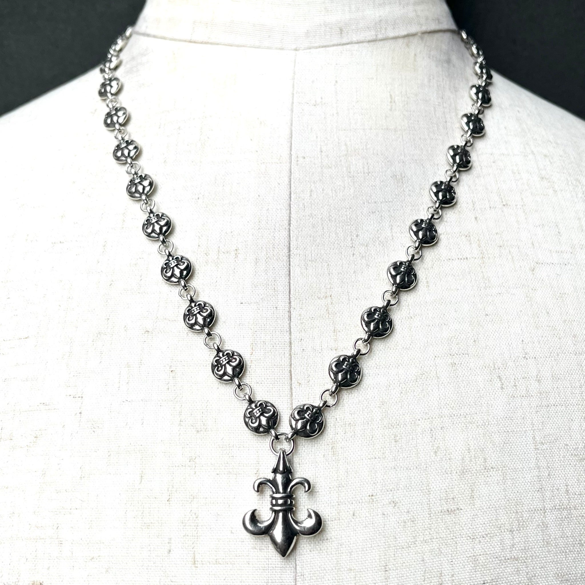 SILVER925 PIG NOSE CHAIN NARROW NECKLACE /シルバー/ネックレス