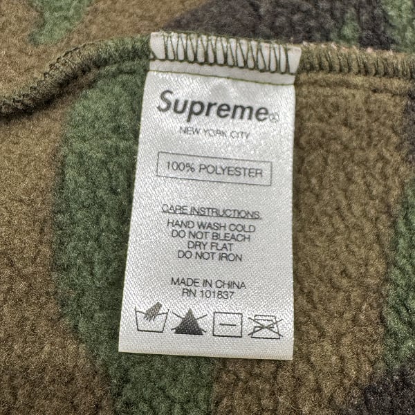 Supreme/シュプリーム【15AW】Fleece Neck Gaiter Black ネック