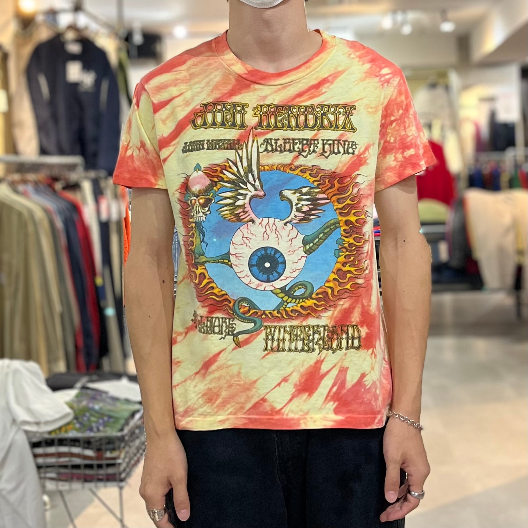 レギュラー古着！Jimi Hendrix Experience バンド Tシャツ-