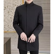 フロントジップアップ ロングコート af0134