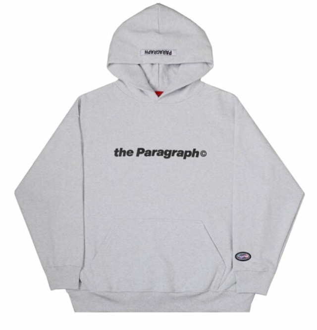 パラグラフ パーカー スウェット プルオーバー 長袖 ザ・パラグラフフーディー グレー PARAGRAPH THE PARAGRAPH HOOD