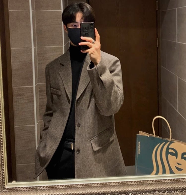 メンズ 韓国風 ウール スーツジャケット Ry056 | Rycodo