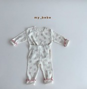 韓国子供服 / Mybebe / ジャンリブルームウェア / セットアップ*XS~XL*