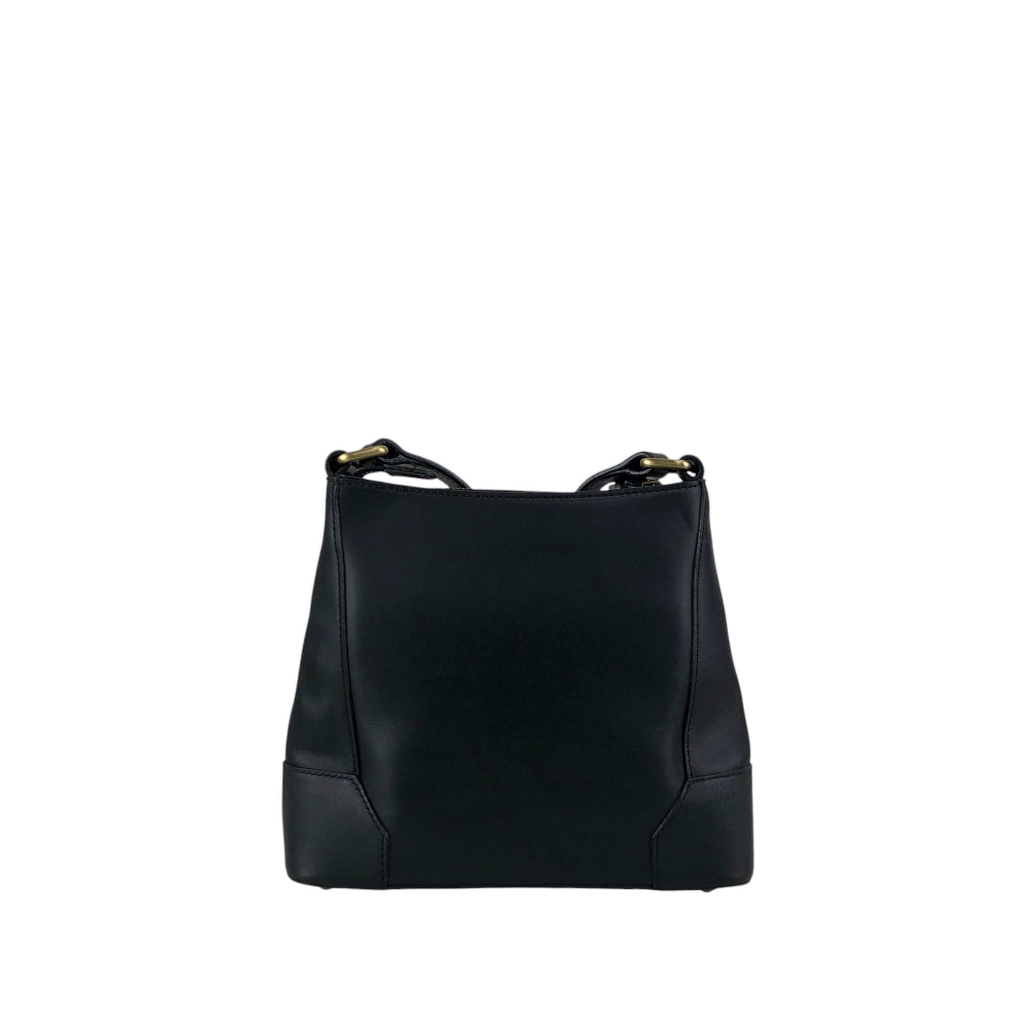 バッグ Burberry Vintage Leather Shoulder Bag BURBERRY バーバリー ショルダーバッグ ブラック ロゴ レザー vintage