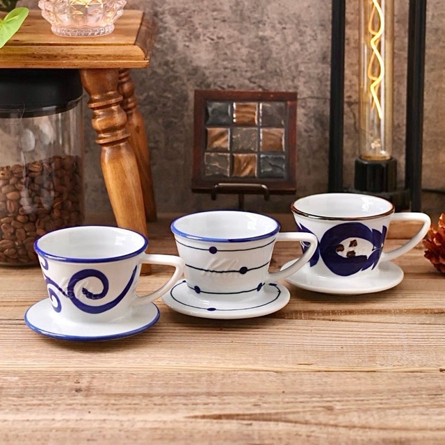 Kalita HA155 ドリッパー 揺らぎ藍縞