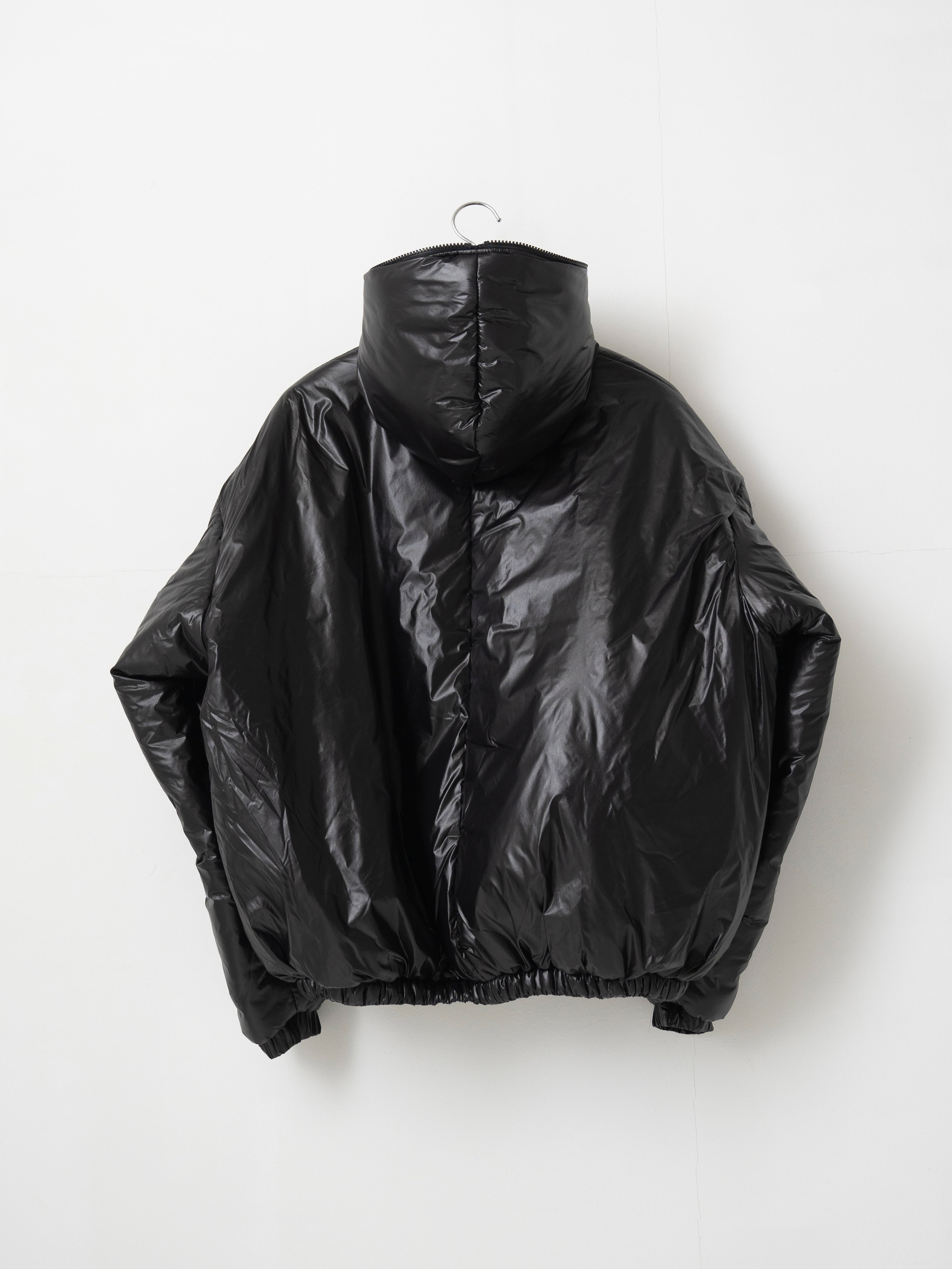 GABRIELA COLL GARMENTS RECYCLED LIMONTA PUFFER HOODED JACKET BLACK