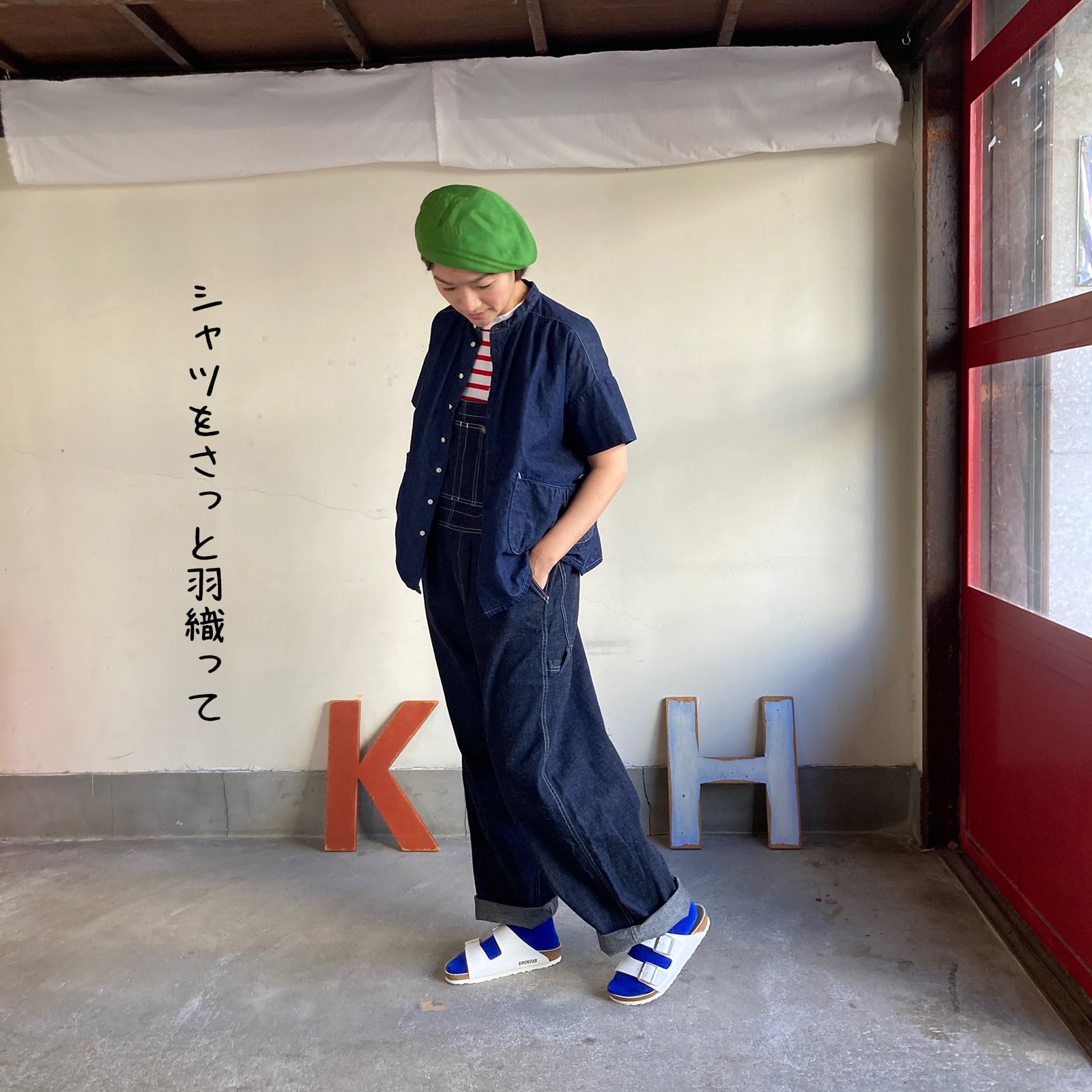 オーセンティックオーバーオール Girl's マルチシーズン/8オンスデニム