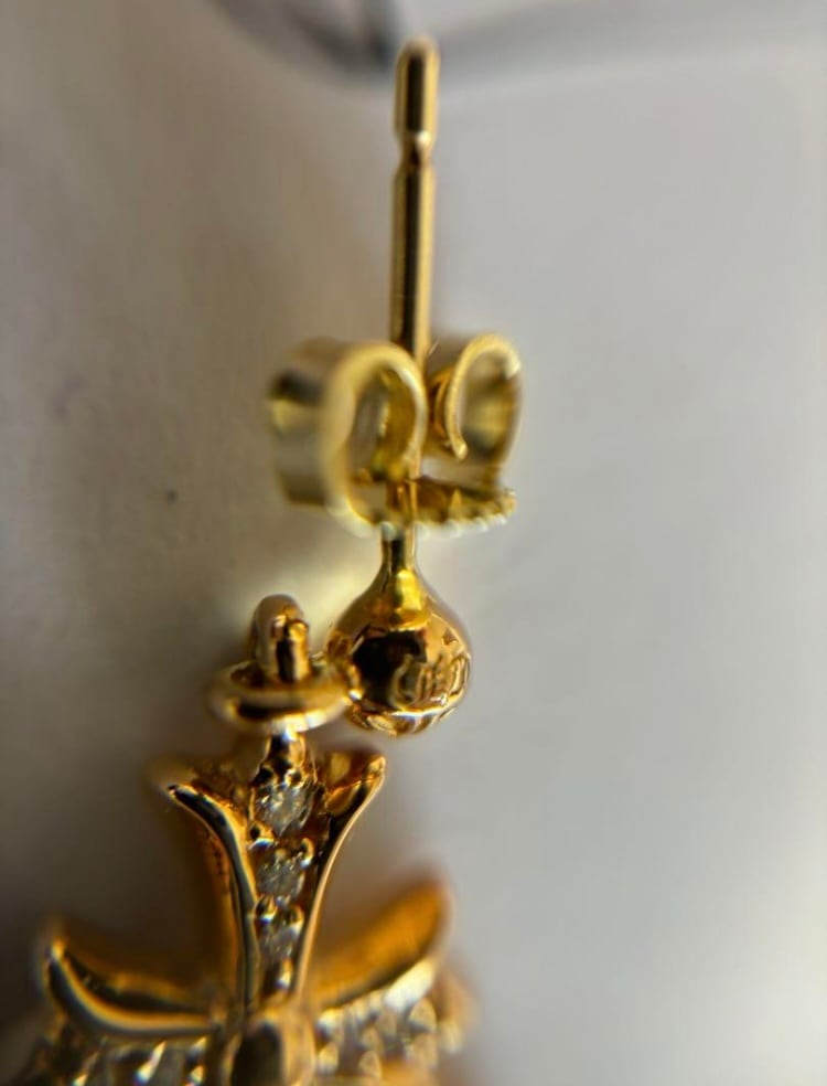 CHROME HEARTS クロムハーツ 22K トリプル CHクロス パヴェ CHROME HEARTS クロムハーツ 22K トリプル CHクロス パヴェ