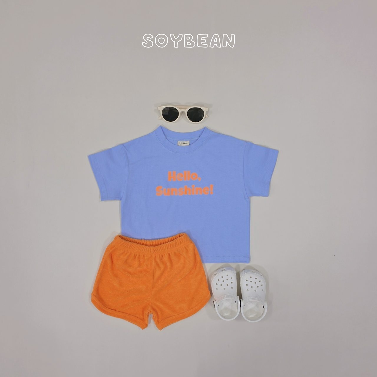 【取寄/韓国直送】SOYBEAN 26/SM サンシャインテリ上下セット｜夏服｜韓国子供服