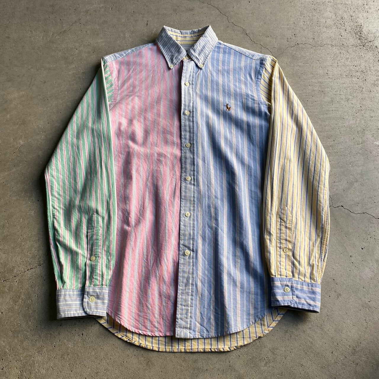 Ralph Lauren ラルフローレン 長袖 無地 クレイジーパターン 