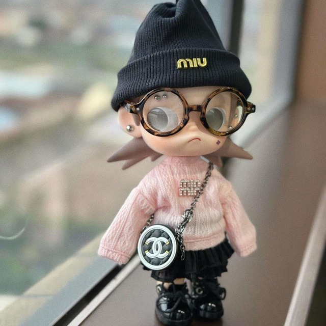 秋らしいパステルピンク！お嬢様風スタイル♡ Zsiga 1/8 BJD 秋のピンクコーデ 5点セット 20cm 球体関節人形 秋コーデ 可愛いおしゃれ