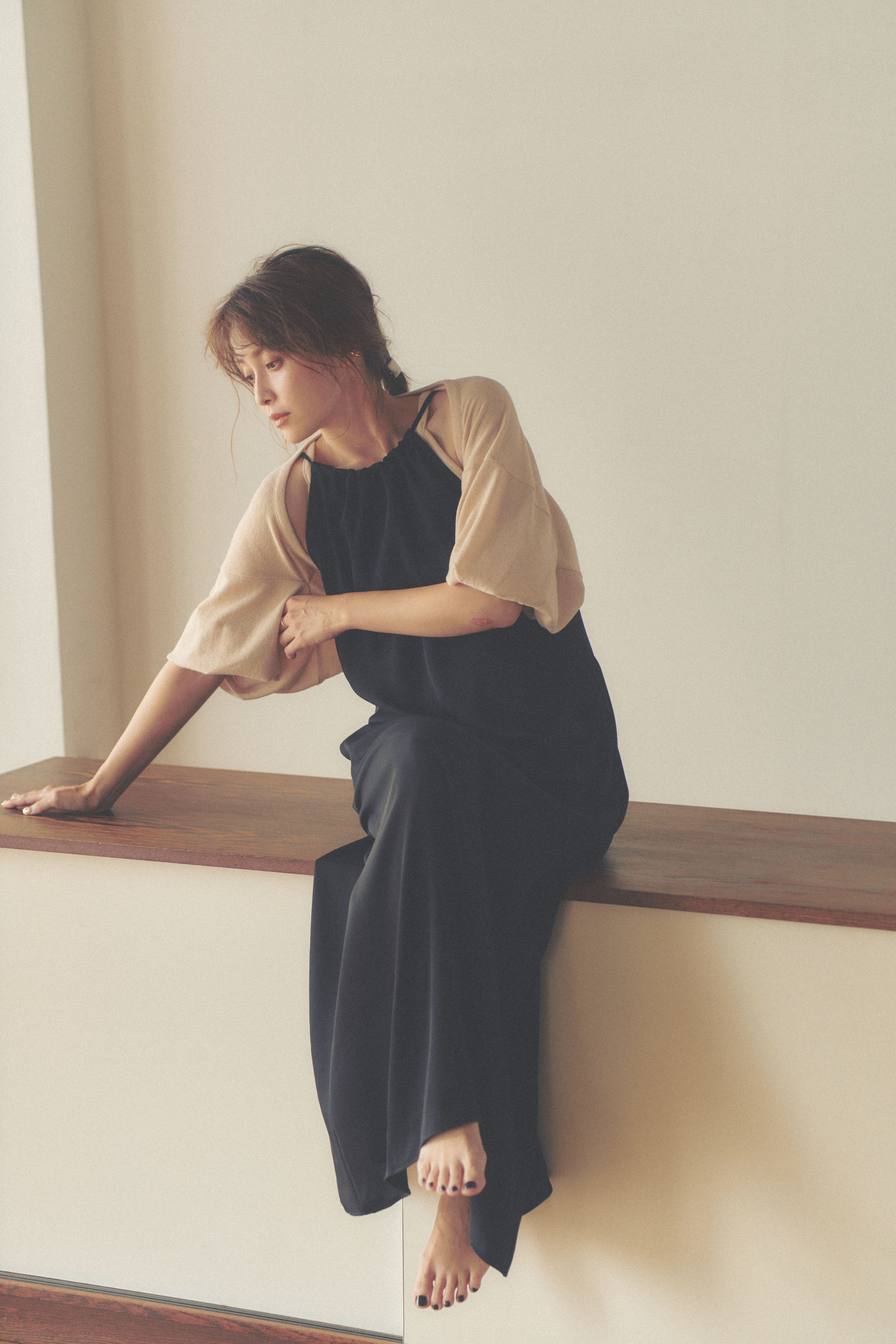 アンサンブル ボレロ｜ベージュ | tof`em online store