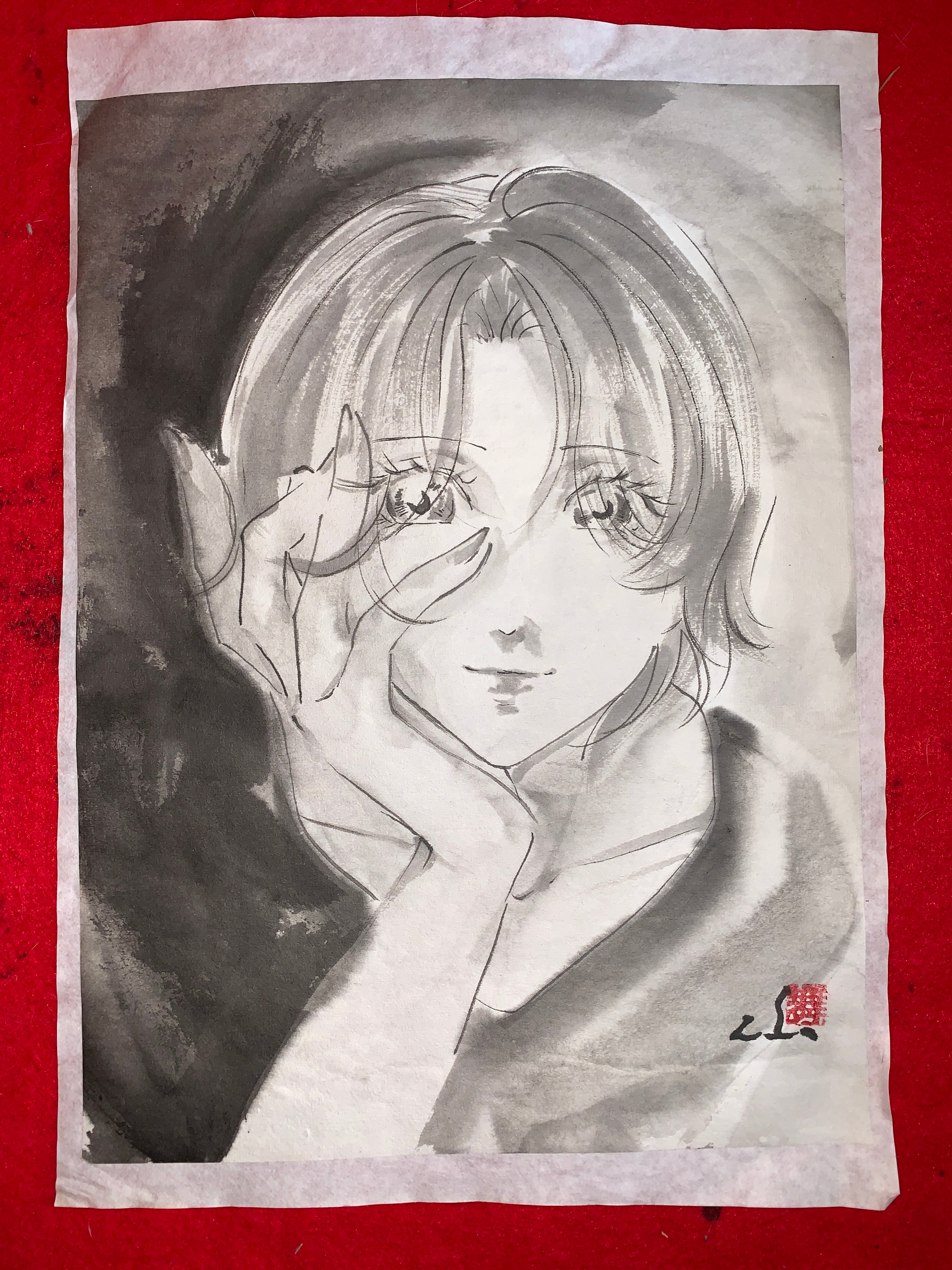 美人画 肉筆画 墨絵 水墨画 原画 現品限り | まさい屋 美人画 肉筆画 墨絵 水墨画 原画 現品限り | まさい屋