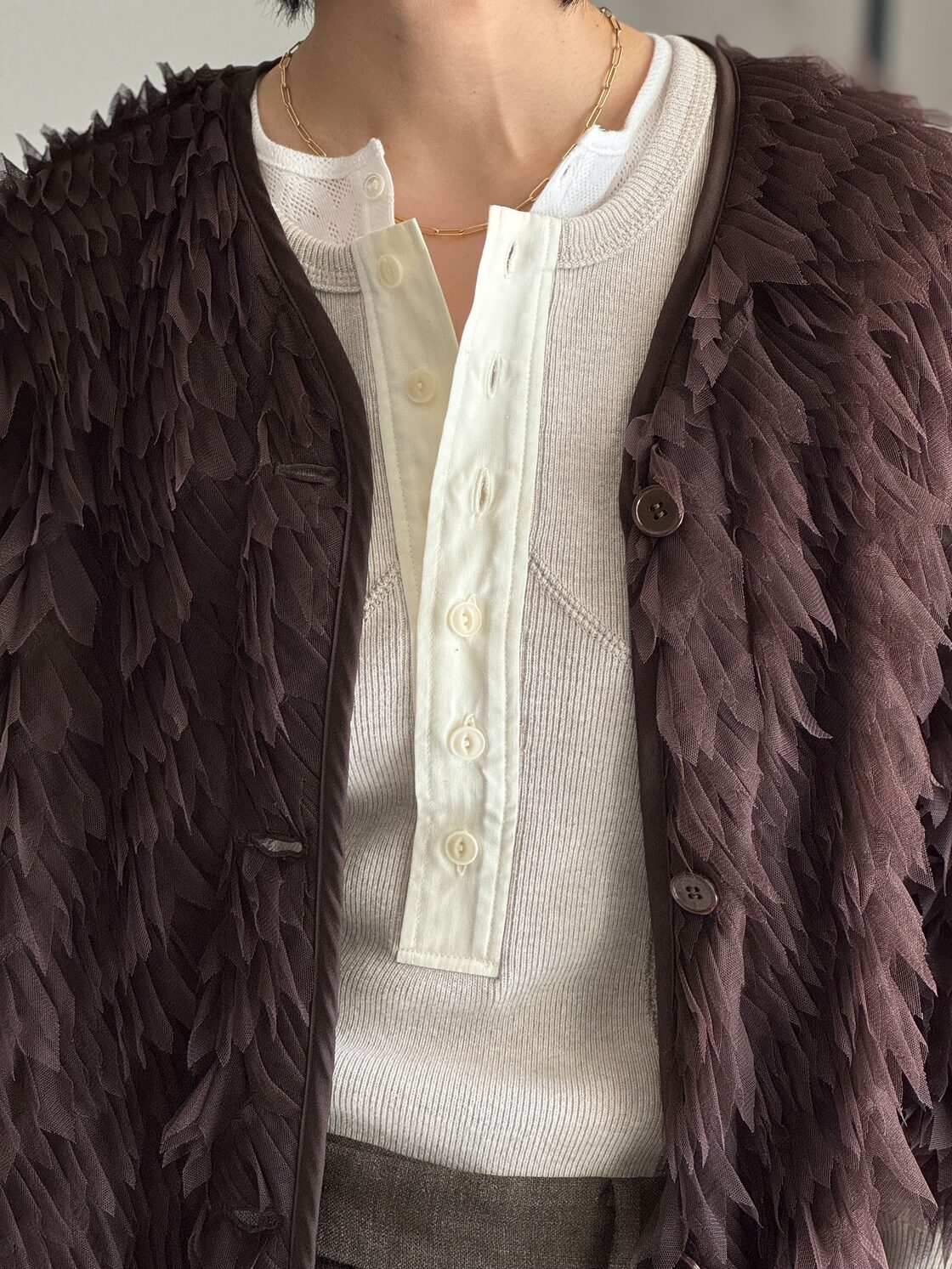 INSCRIRE Tulle Liner Jacket | Pay ID