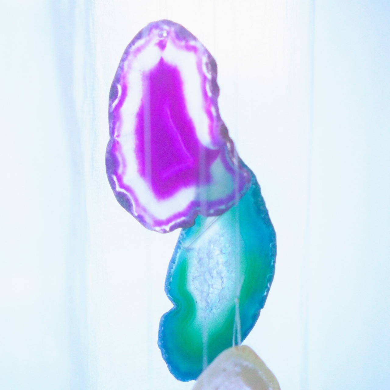 Mermaid Beach 21 - アゲートヒーリングチャイム / Agate Sun Catcher Wind Chime 939