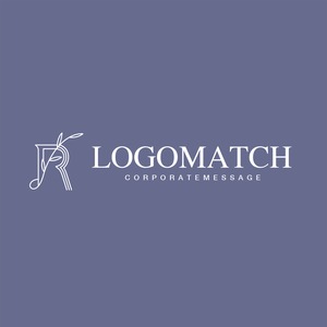 繊細で優美なRのロゴ
