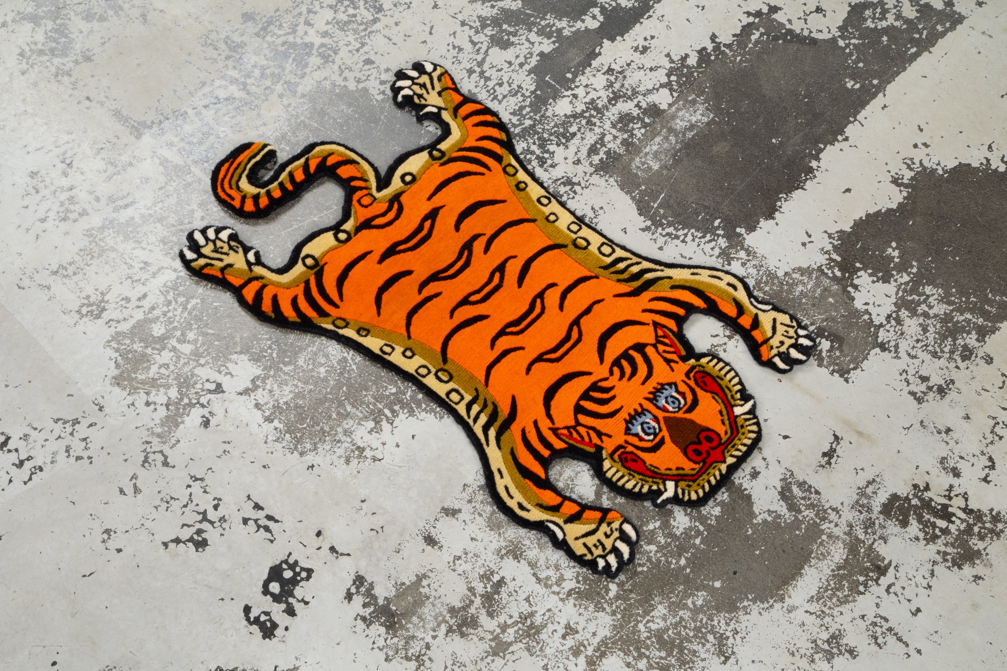 Tibetan Tiger Rug 《XSサイズ・ウール044》チベタンタイガーラグ