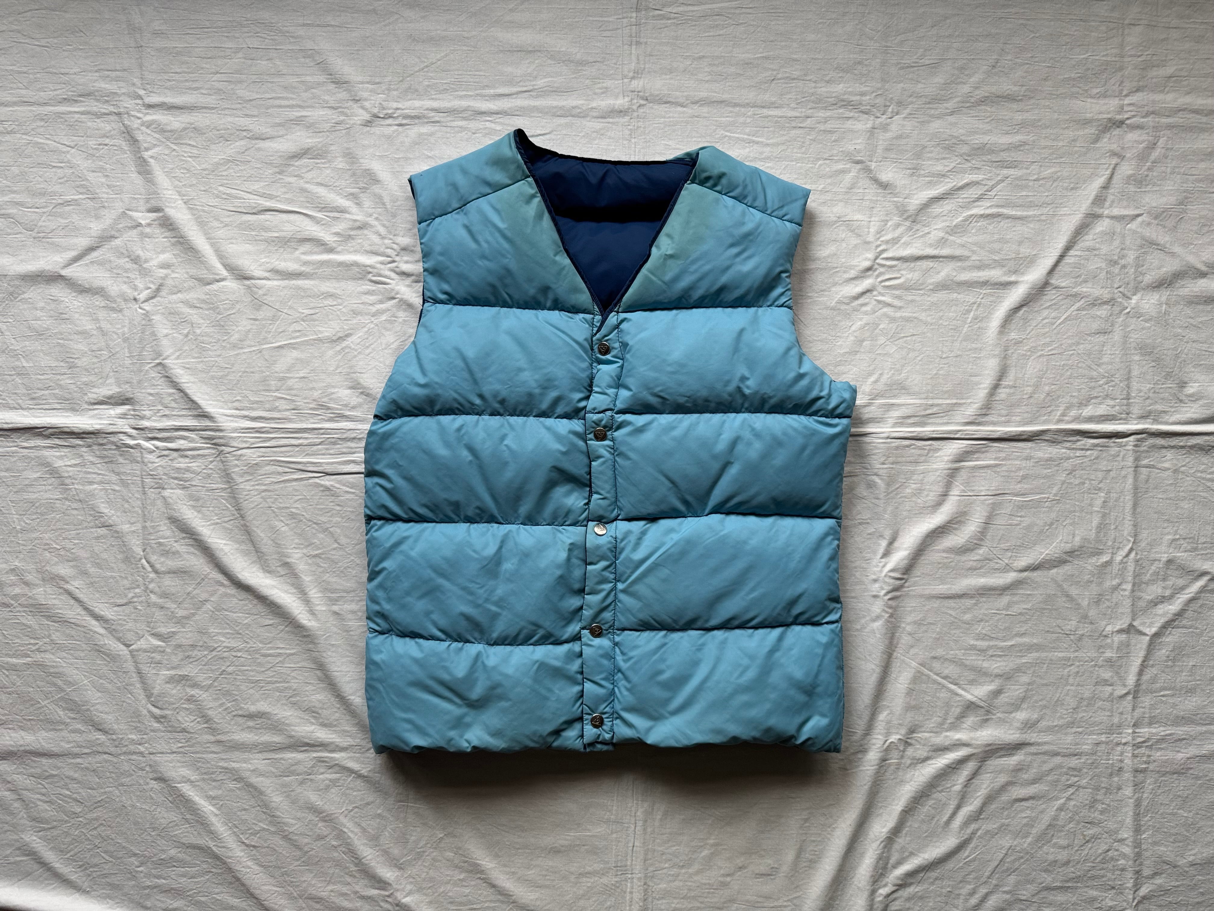 GERRY 80s リバーシブル ノーカラー ダウンベスト | ohal vintage&remake