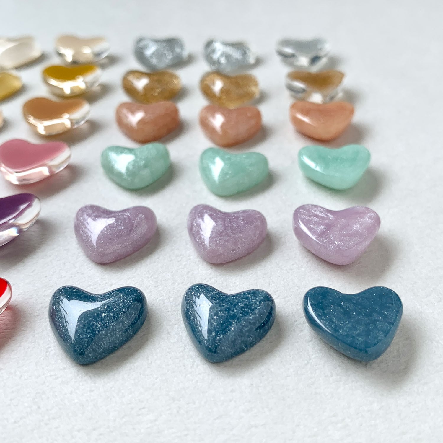 新色入荷〉いびつハートカボションB | Dua-アクセサリーパーツショップ
