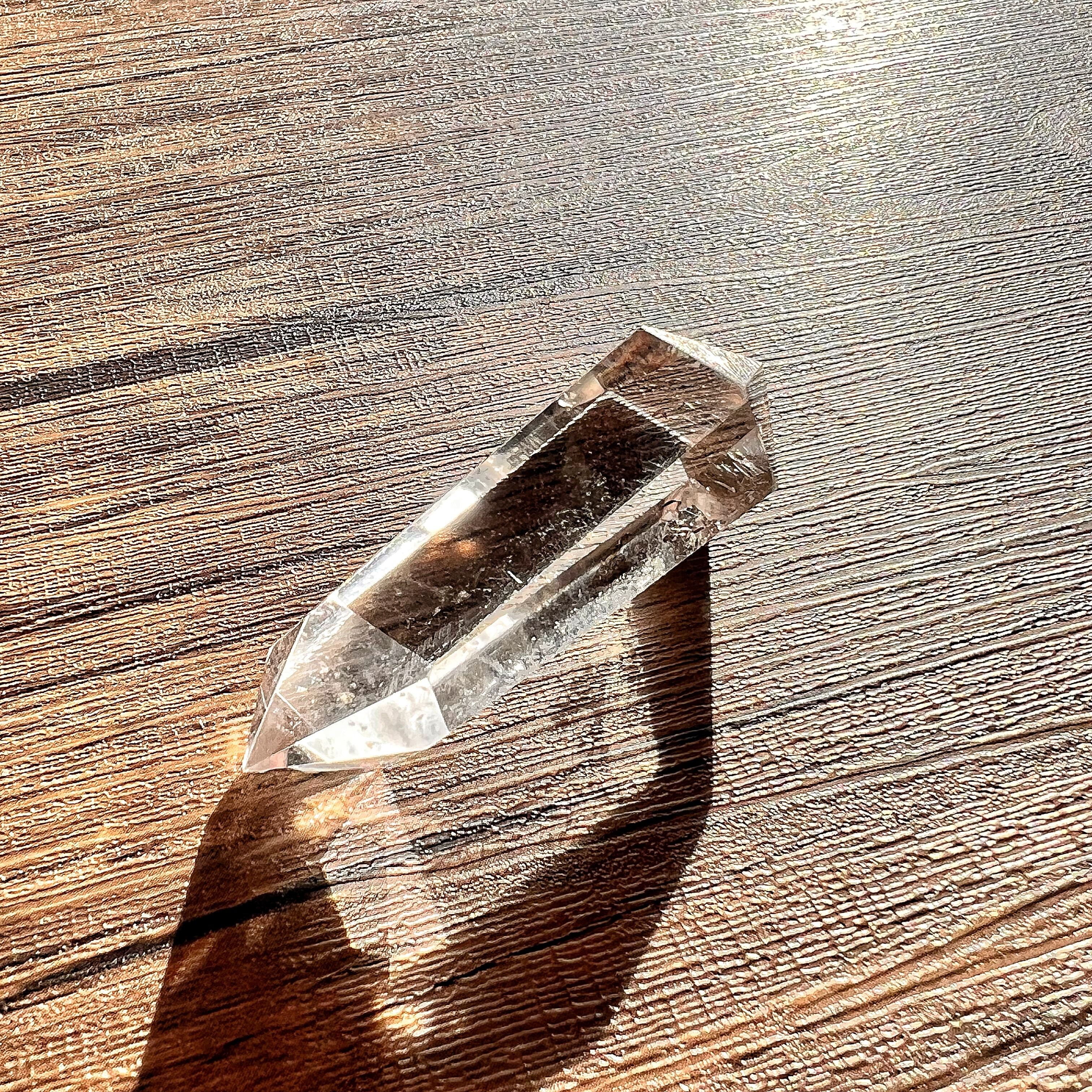 ダブルポイントクォーツ 両剣水晶 ⑤ | オルゴナイト 通販 天然石雑貨