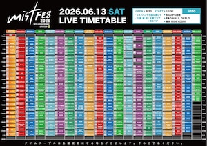 【Buzzer01&.】 ライブ動画付き予約LIVE GOODS ｜ 2026/6/14(日) mistFES2026