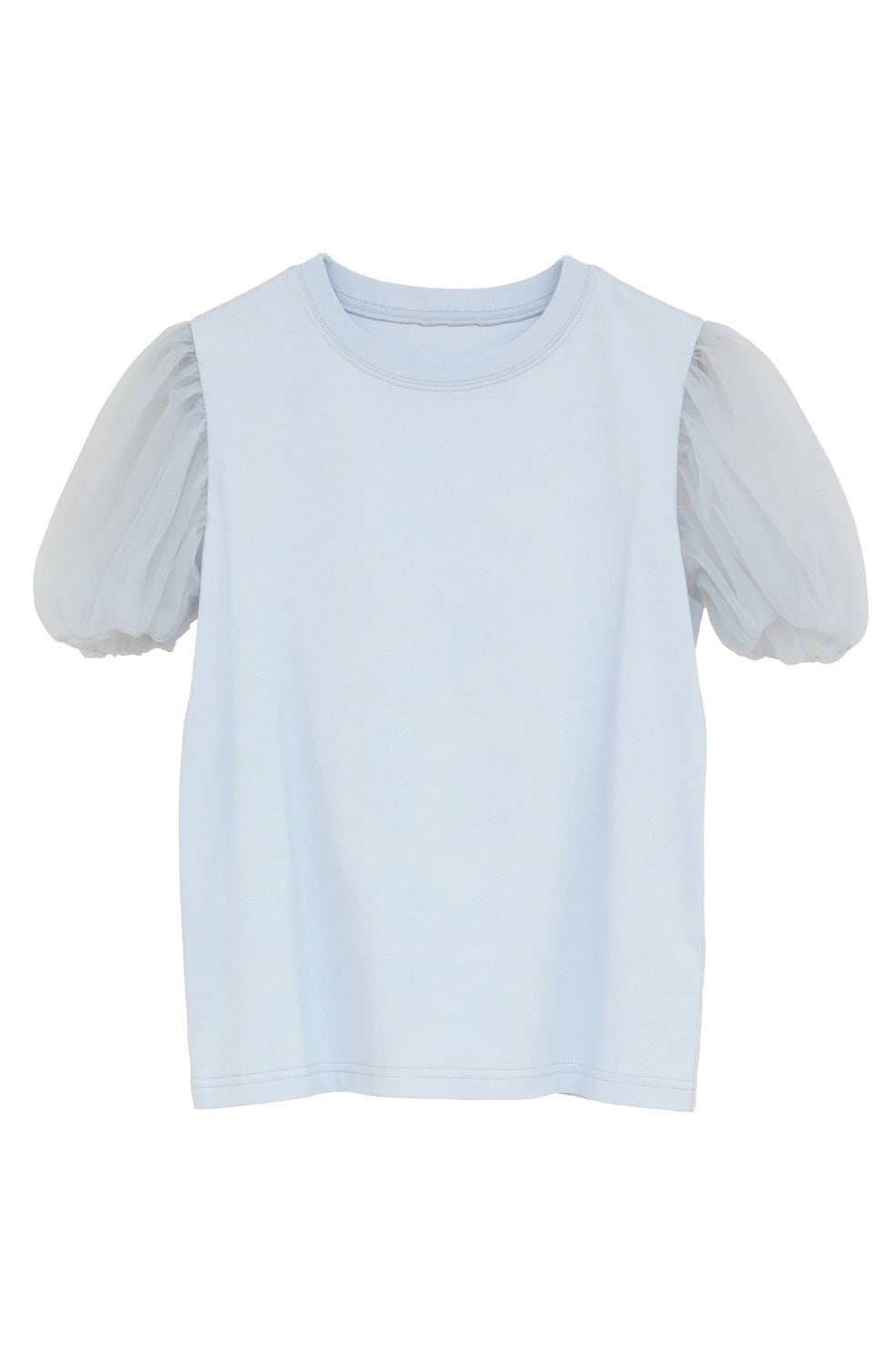 試着のみ CLANE クラネ TULLE VEST LAYERED TOPS CLANE(クラネ)｜TULLE VEST LAYERED TOPS/BLUE の通販｜ELLESHOP