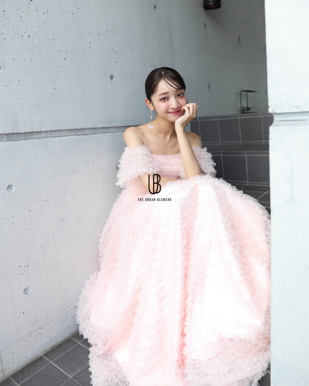 【CD87】 | WEB先行販売開始 | 2WAY COLOR DRESS 袖取り外し可能|THE URBAN BLANCHE ORIGINAL|カラードレス ウェディングドレス 結婚式 前撮り 東京・名古屋・大阪・福岡