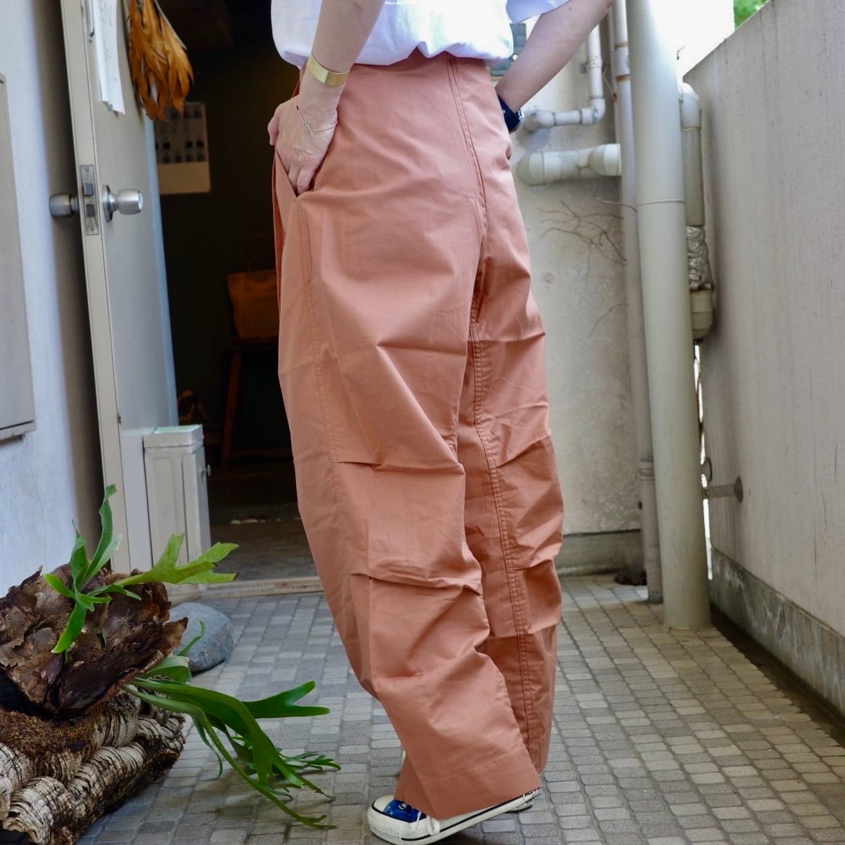 TUKI(ツキ)pajamas パジャマパンツ terracotta 0041 | Debby