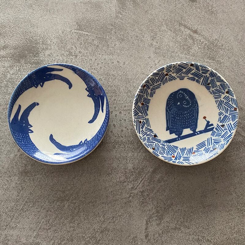 KATAKATA 印判手 小皿