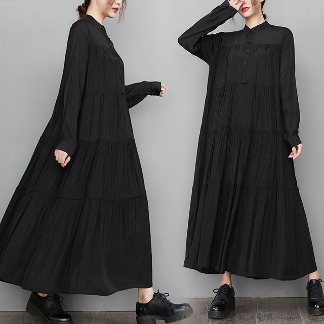 ワンピース ズボン ロング丈 袖あり 長袖 スタンドカラー ワイド Aライン ハイウエスト かわいい 大人可愛い きれいめ シンプル おしゃれ 大人女子 こなれ感 ラフ ガーリー 個性的 クール 抜け感 無地 春 秋 冬 10代 20代 30代 レディース 女性用 通勤 学生 通学 デート お出かけ 女子会 お泊まり 休日 運動 アウトドア イベント 旅行 ホテル ガーデン レストラン 着回し 普段使い ファッション コーデ スタイル 楽ちん サイズ L XL ゆったり 色展開 ブラック
