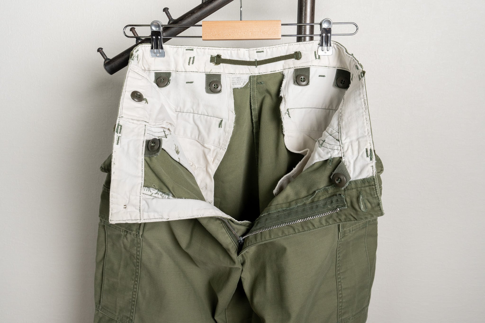 S-S】U.S.Army M-65 Field Trousers Aluminum Zipper 