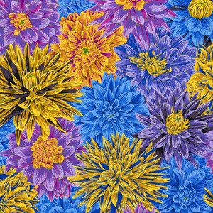 8/21発売！USAコットン Kaffe Fassett（布幅X50cm単位カット）Bursting Stripes（バースティング・ストライプス）PWPJ137.COOL｜Philip Jacobs
