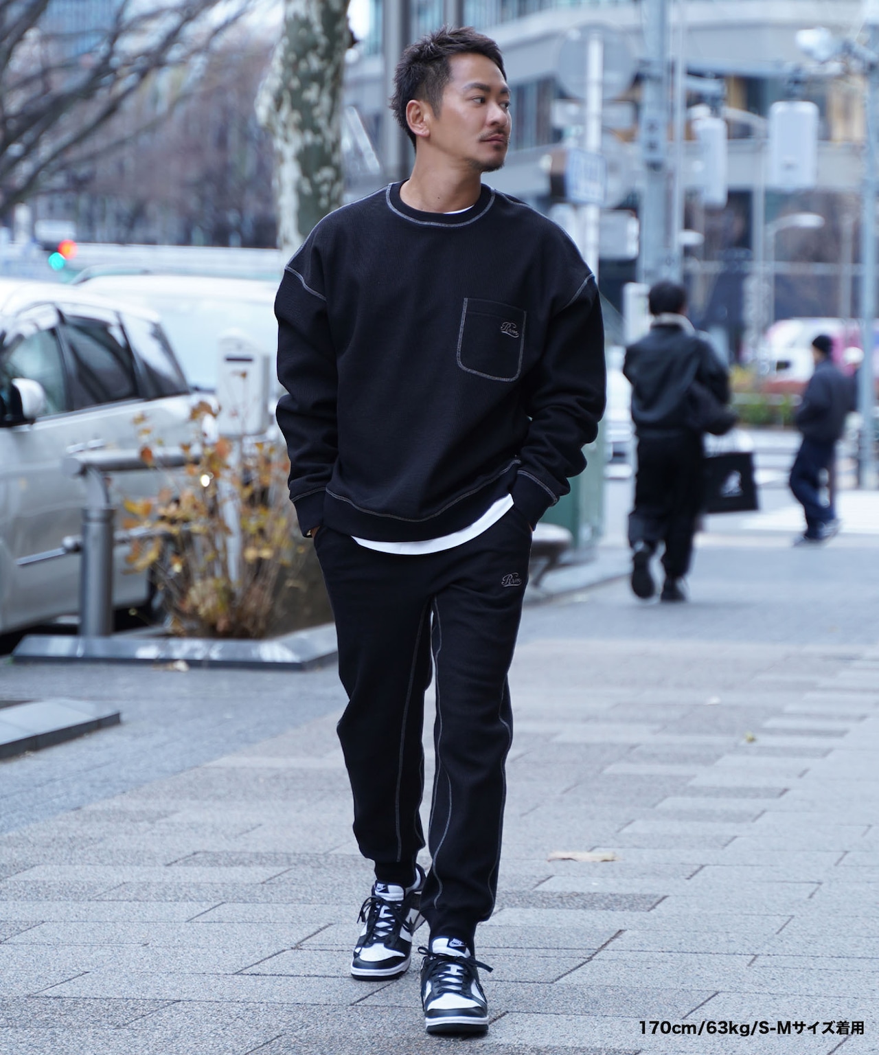 【#Re:room】HEAVY WAFFLE JOG PANTS［REP237］