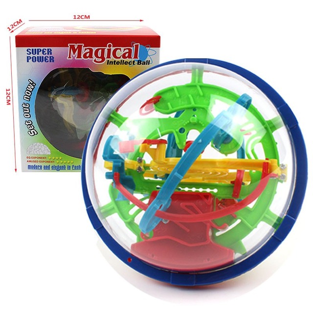 発達おもちゃ3dマジックインテリジェンスボール100手順ラビリンス学習知育玩具迷路ゲーム運動持久力おもちゃ