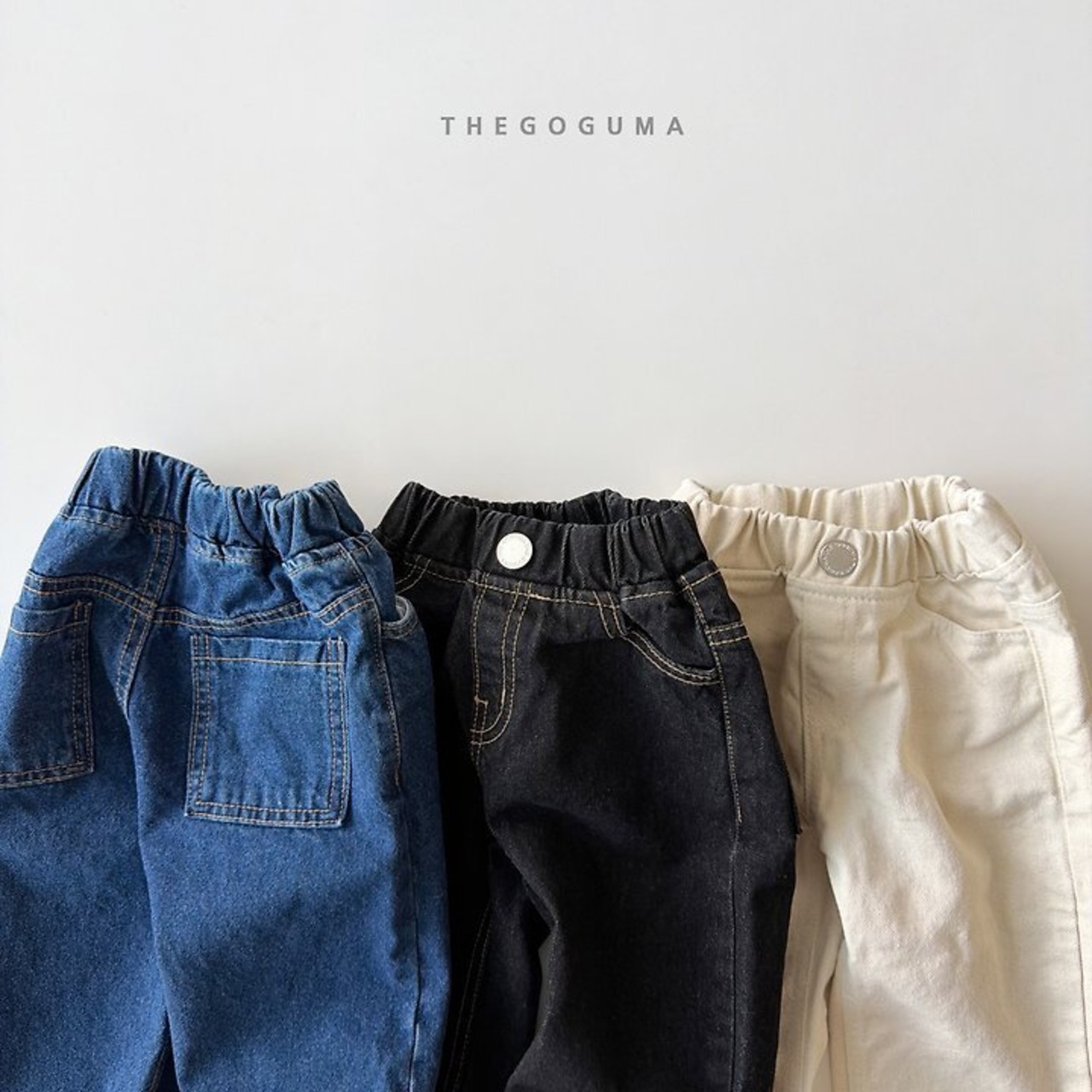 【取寄】THE GOGUMA ストレートデニムパンツ｜秋服｜韓国子供服｜ 26/AT