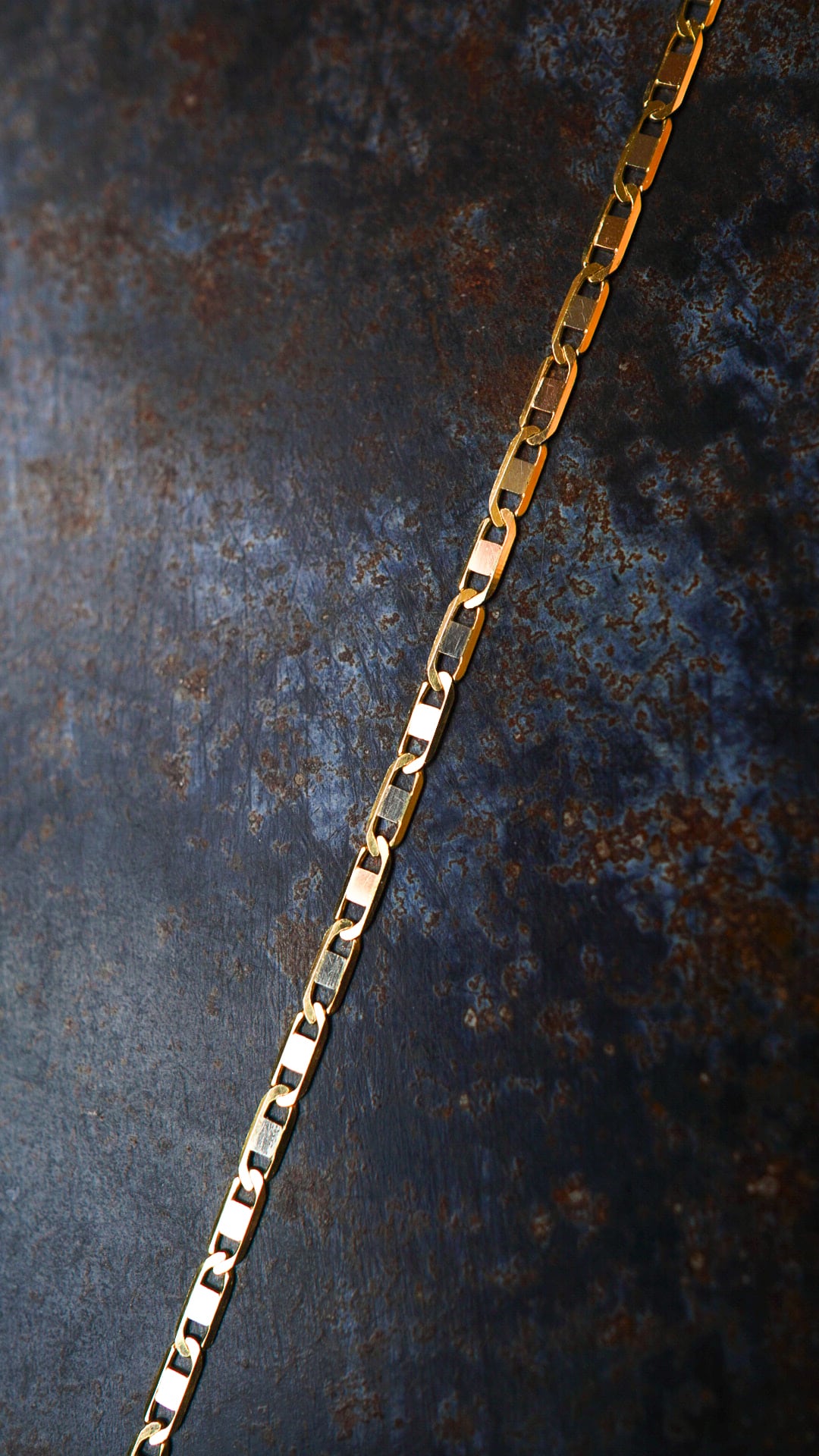 VINTAGE】ITALIAN VINTAGE K18 イエロー ゴールド フラット マリーナ