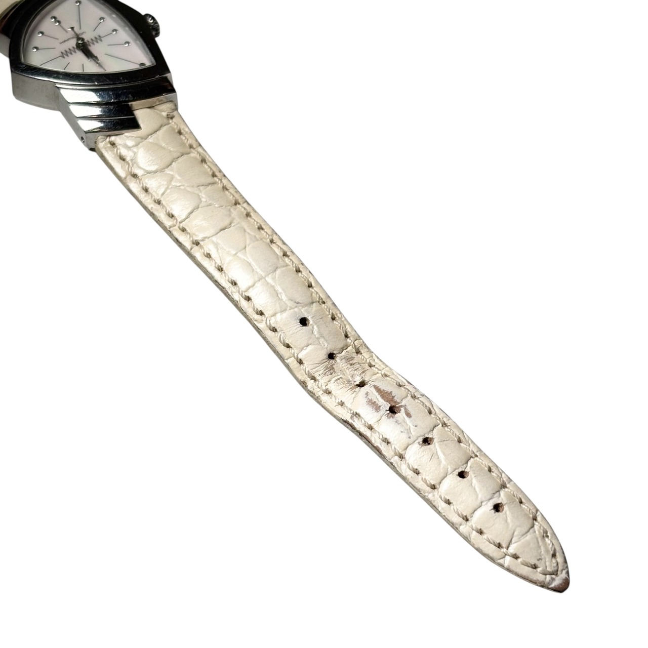 HAMILTON shell dial quartz watch “Ventura”