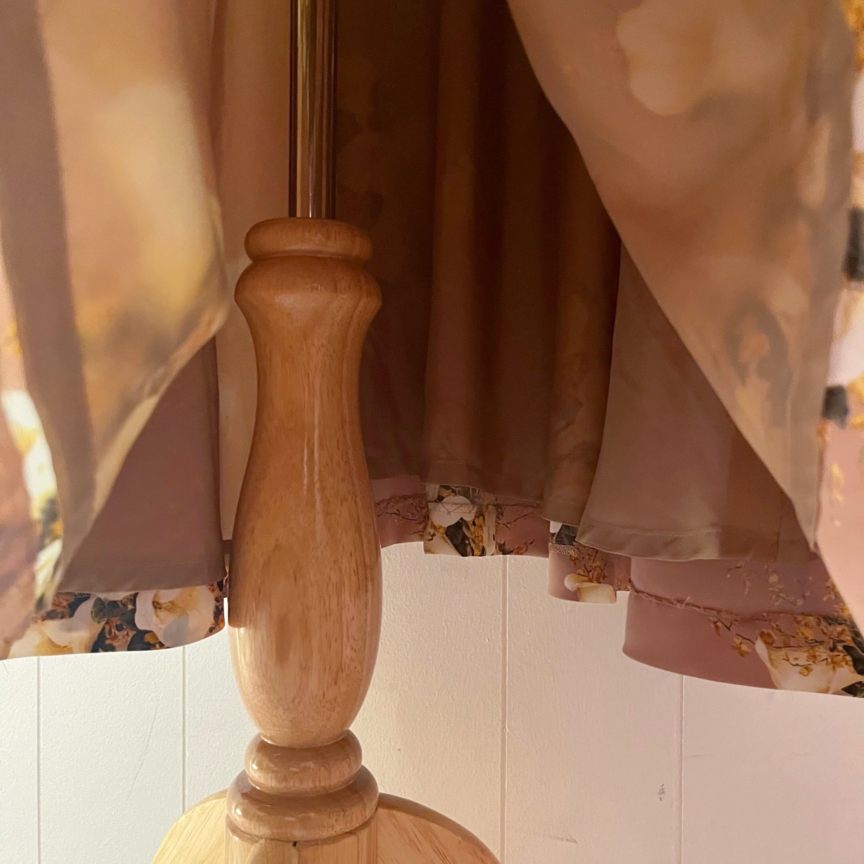 INGEBORG / flower pearl button flare skirt